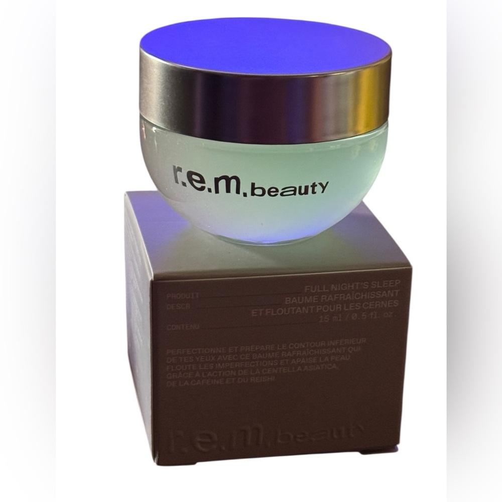 r.e.m Beauty Full Night’s Sleep Cooling Blurring Under Eye Balm 15ml New In Box